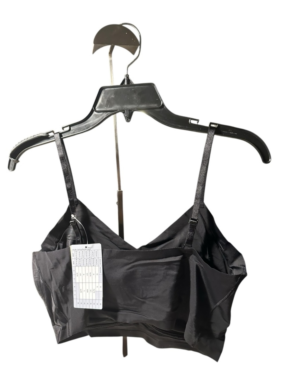 True & Co True Body Lift Bra Black Size Large Wireless Seamless Comfort - Picture 3 of 10